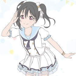 This is a pixiv picture whose title is にこちゃん.