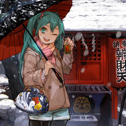 This is a pixiv picture whose title is 愛宕ミク・東.