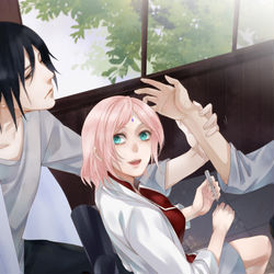 This is a pixiv picture whose title is 佐助烈传系列.