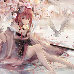 This is a pixiv picture whose title is ❤.