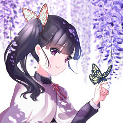 This is a pixiv picture whose title is 栗花落カナヲ.