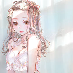 This is a pixiv picture whose title is lingerie..