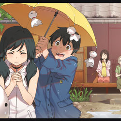 This is a pixiv picture whose title is 天気の子.