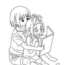 This is a pixiv picture whose title is 絵本.