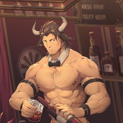 This is a pixiv picture whose title is - Bartender -.