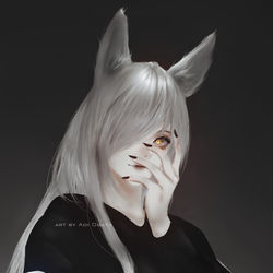 This is a pixiv picture whose title is Kitsune Kry.