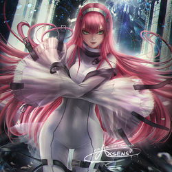 This is a pixiv picture whose title is Zero Two C.C..