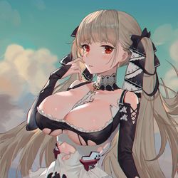 This is a pixiv picture whose title is 可畏战损.