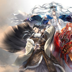 This is a pixiv picture whose title is His/Story.