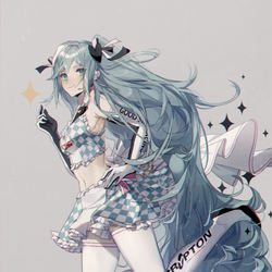 This is a pixiv picture whose title is RACINGMIKU2019★.