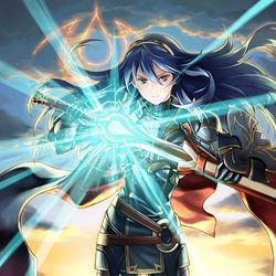 This is a pixiv picture whose title is ファイアーエムブレムサイファ / 運命を変えるために ルキナ.