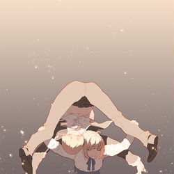 This is a pixiv picture whose title is キン肉バスター.