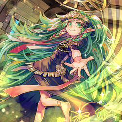 This is a pixiv picture whose title is 【FE0】「夢に現れし童女 ソティス」.