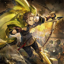 This is a pixiv picture whose title is 【FE０】金鹿を束ねる者 クロード（フォドラ）.