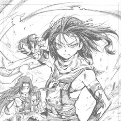 This is a pixiv picture whose title is 川内.