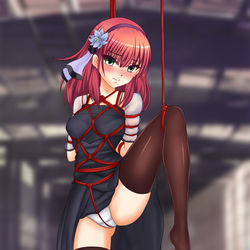 This is a pixiv picture whose title is Yuri who was captured by her fan.