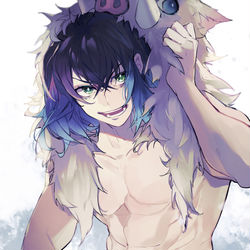 This is a pixiv picture whose title is 伊之助.