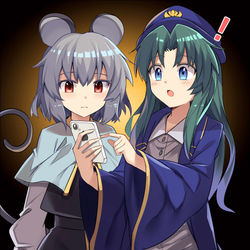This is a pixiv picture whose title is 『2xxx年の幻想少女』人と妖の境界・第5話.