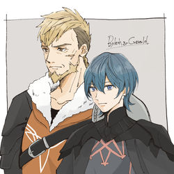 This is a pixiv picture whose title is 傭兵親子.
