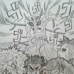 This is a pixiv picture whose title is 俺達の闘いはこれからだ！.