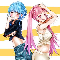 This is a pixiv picture whose title is セクシーなヒルマリ！.