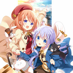 This is a pixiv picture whose title is Is the order a rabbit?　Ⅷ.