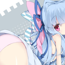 This is a pixiv picture whose title is 葵ちゃん「もぐもぐ。」.