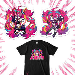 This is a pixiv picture whose title is ネオンちゃんのグッズ！！.