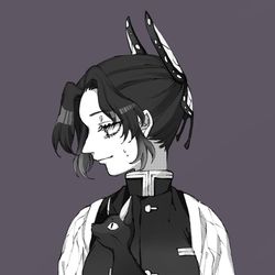 This is a pixiv picture whose title is 鬼滅log.