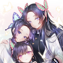 This is a pixiv picture whose title is 胡蝶姉妹.