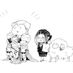 This is a pixiv picture whose title is ドルセントと雇用主とお仕事とワタシ。.