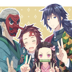 This is a pixiv picture whose title is ぴーすの呼吸.
