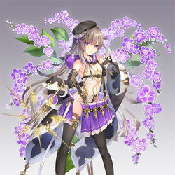 This is a pixiv picture whose title is 【FLOWER KNIGHT GIRL】デュランタ.
