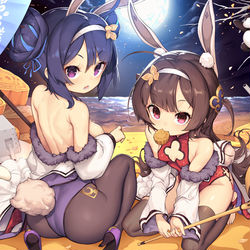 This is a pixiv picture whose title is 碧蓝航线中秋礼盒封面.