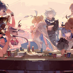 This is a pixiv picture whose title is ラスベガス御前試合.