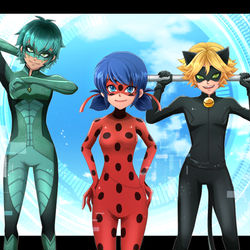This is a pixiv picture whose title is ミラキュラスログ.