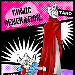 This is a pixiv picture whose title is comic generation..