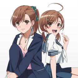 This is a pixiv picture whose title is ※妄想　お姉様と打ち止め.