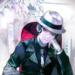 This is a pixiv picture whose title is 鬼舞辻無惨.