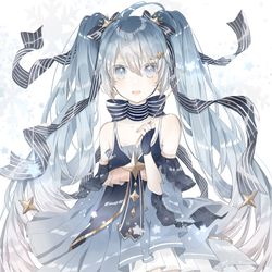 This is a pixiv picture whose title is 💙💙⭐️.