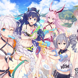 This is a pixiv picture whose title is 崩壊3rd.
