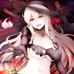 This is a pixiv picture whose title is 空母夏姫.