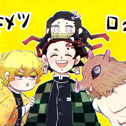 This is a pixiv picture whose title is 鬼滅の刃ログ.