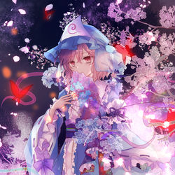This is a pixiv picture whose title is 幽々様.
