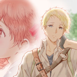 This is a pixiv picture whose title is 幸せを運ぶ仕事だから….