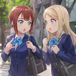This is a pixiv picture whose title is ゆきあり.