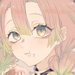 This is a pixiv picture whose title is 甘露寺蜜璃.