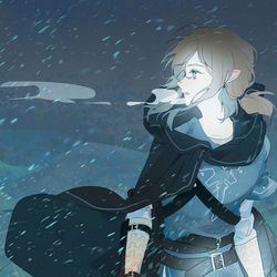 This is a pixiv picture whose title is リンク.