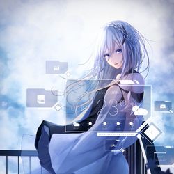 This is a pixiv picture whose title is wake-up call.