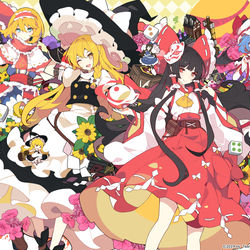 This is a pixiv picture whose title is 東方異文石：RE.